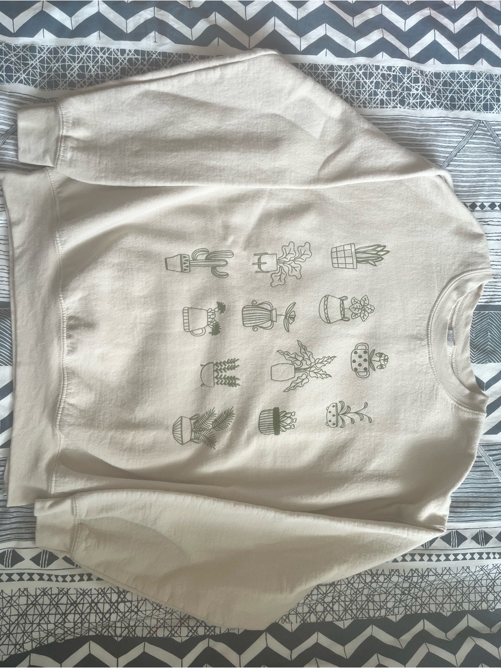 Local Flora crew neck sweater